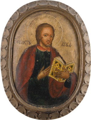 Bild KLEINE IKONE MIT DEM EVANGELISTEN LUKAS