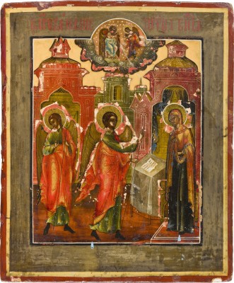 Bild IKONE MIT DER VERKÜNDIGUNG DER GOTTESMUTTER