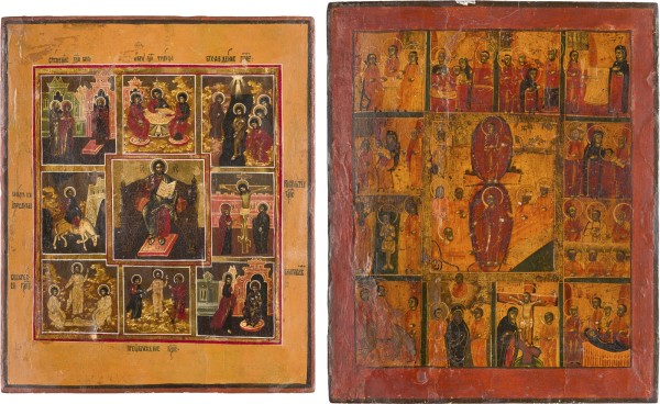 Auction 156<br>ZWEI FESTTAGSIKONEN