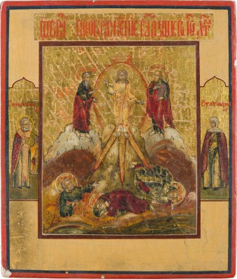 Bild KLEINE IKONE MIT DER VERKLÄRUNG CHRISTI