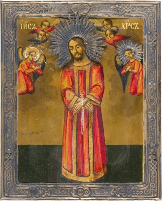 Picture SELTENE IKONE 'ECCE HOMO' MIT VERMEIL-BASMA