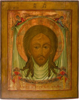 Bild GROSSFORMATIGE IKONE MIT DEM MANDYLION