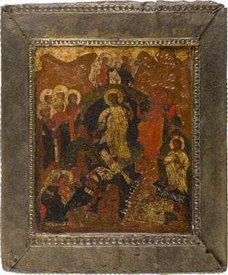 Picture IKONE MIT DER HÖLLENFAHRT UND AUFERSTEHUNG MIT BASMA