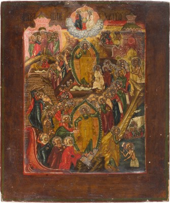 Picture IKONE MIT DER HÖLLENFAHRT UND AUFERSTEHUNG CHRISTI