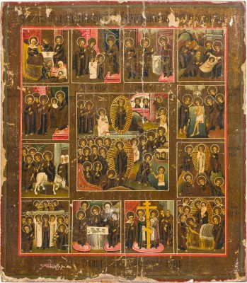 Picture FESTTAGSIKONE MIT ZWÖLF HOCHFESTEN