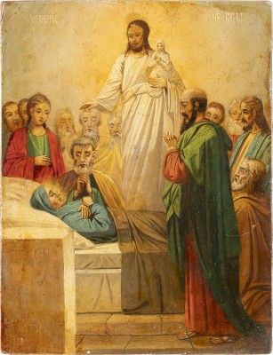 Bild IKONE MIT DEM ENTSCHLAFEN DER GOTTESMUTTER (KOIMESIS)