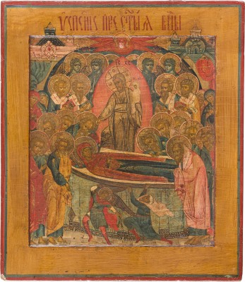 Picture IKONE MIT DEM ENTSCHLAFEN DER GOTTESMUTTER (KOIMESIS)