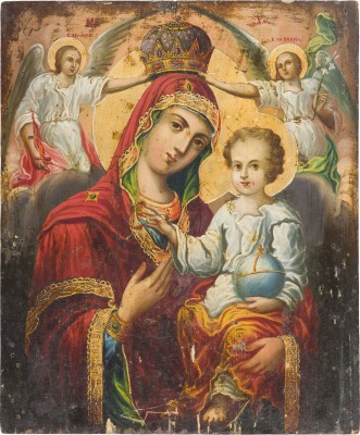 Bild GROSSFORMATIGE IKONE MIT DER GOTTESMUTTER HODEGETRIA