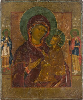 Bild IKONE MIT DER GOTTESMUTTER VON TICHWIN (TICHWINSKAJA)