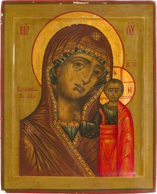 Picture IKONE MIT DER GOTTESMUTTER VON KASAN (KASANSKAJA)