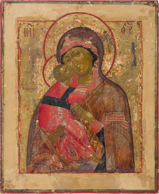 Bild IKONE MIT DER GOTTESMUTTER VON WLADIMIR (WLADIMIRSKAJA)