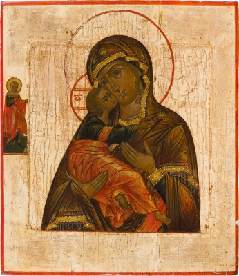 Bild IKONE MIT DER GOTTESMUTTER VON WLADIMIR (WLADIMIRSKAJA)
