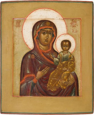 Bild IKONE MIT DER GOTTESMUTTER VON SMOLENSK (SMOLENSKAJA)