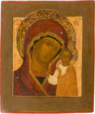 Picture IKONE MIT DER GOTTESMUTTER VON KASAN (KASANSKAJA)