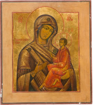 Bild IKONE MIT DER GOTTESMUTTER VON TICHWIN (TICHWINSKAJA)