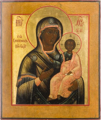 Bild IKONE MIT DER GOTTESMUTTER VON SMOLENSK (SMOLENSKAJA)