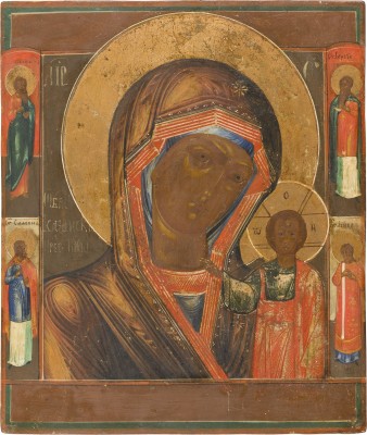 Bild GROSSE IKONE MIT DER GOTTESMUTTER VON KASAN (KASANSKAJA)