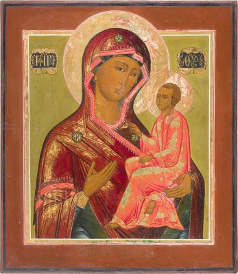 Bild GROSSE IKONE MIT DER GOTTESMUTTER VON TICHWIN (TICHWINSKAJA)