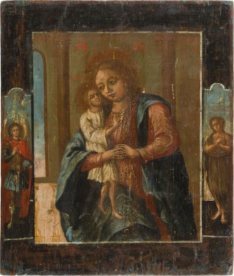 Bild IKONE MIT DER GOTTESMUTTER 'AUFFINDEN DER VERLORENEN'