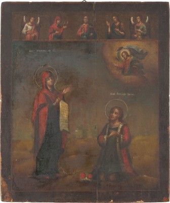 Auction 156<br>IKONE MIT DER GOTTESMUTTER 'BOGOLUBSKAJA'