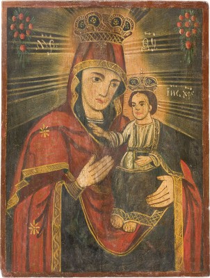 Picture GROSSE IKONE MIT DER GOTTESMUTTER 'DIE SCHNELLERHÖRENDE' (SKOROPOSLUSNITSA)
