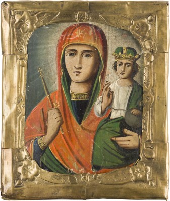 Picture KLEINE IKONE MIT DER GOTTESMUTTER MIT BASMA