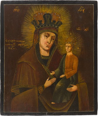Bild IKONE MIT DER GOTTESMUTTER 'SPORUCHNITSA GRYESHNUIKH