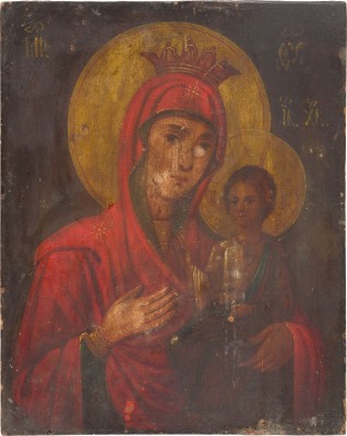 Bild IKONE MIT DER GOTTESMUTTER 'DIE SCHNELLERHÖRENDE' (SKOROPOSLUSNITSA)