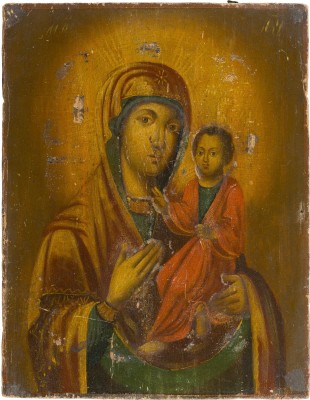 Bild KLEINE IKONE MIT DER GOTTESMUTTER VON TICHWIN (TICHWINSKAJA)