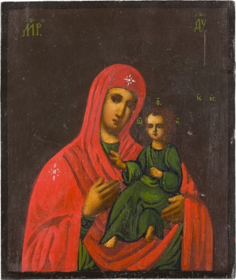Picture KLEINE IKONE MIT DER GOTTESMUTTER VON TICHWIN (TICHWINSKAJA)