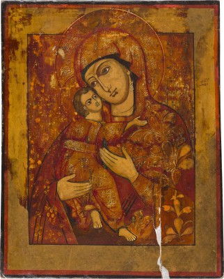 Bild GROSSE IKONE MIT DER GOTTESMUTTER VON WLADIMIR (WLADIMIRSKAJA)
