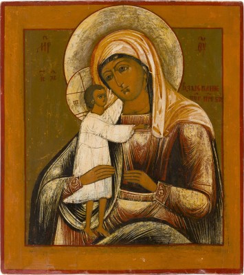 Bild IKONE MIT DER GOTTESMUTTER 'AUFFINDEN DER VERLORENEN'