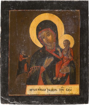 Bild IKONE MIT DER GOTTESMUTTER 'UNERWARTETE FREUDE'