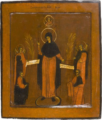 Picture IKONE MIT DER GOTTESMUTTER 'FREUDE ALLER LEIDENDEN'