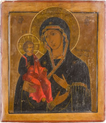 Bild IKONE MIT DER DREIHÄNDIGEN GOTTESMUTTER (TRICHEIROUSA)