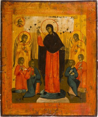 Bild GROSSE IKONE MIT DER GOTTESMUTTER 'FREUDE ALLER LEIDENDEN'