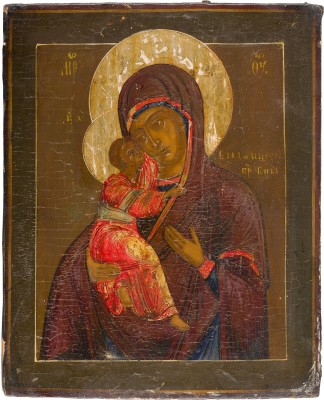 Bild IKONE MIT DER GOTTESMUTTER VON WLADIMIR (WLADIMIRSKAJA)