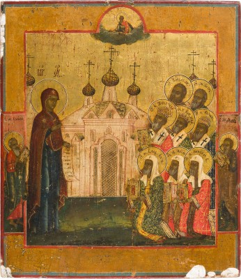 Bild IKONE MIT DER GOTTESMUTTER 'BOGOLUBSKAJA'