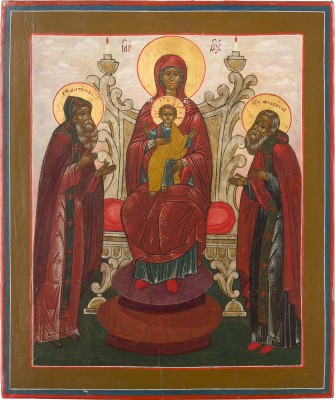 Bild IKONE MIT DER GOTTESMUTTER VOM KIEWER HÖHLENKLOSTER (PETSCHERSKAJA)