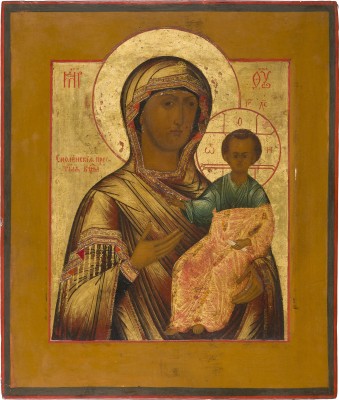 Bild IKONE MIT DER GOTTESMUTTER VON SMOLENSK (SMOLENSKAJA)