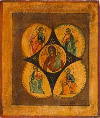 Bild IKONE MIT DER GOTTESMUTTER 'UNVERBRENNBARER DORNBUSCH'