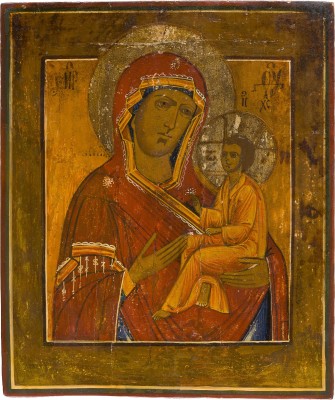 Bild IKONE MIT DER GOTTESMUTTER VON TICHWIN (TICHWINSKAJA)