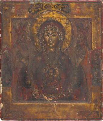 Picture FEINE IKONE MIT DER GOTTESMUTTER DES ZEICHENS (ZNAMENIE)