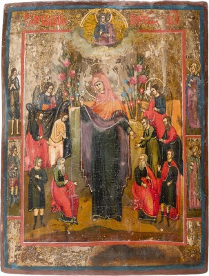 Bild IKONE MIT DER GOTTESMUTTER 'FREUDE ALLER LEIDENDEN'