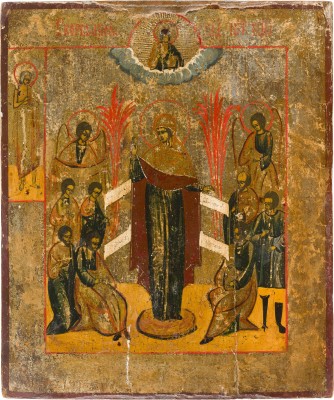 Bild IKONE MIT DER GOTTESMUTTER 'FREUDE ALLER LEIDENDEN'