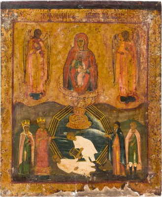Picture IKONE MIT DER GOTTESMUTTER 'LEBENSSPENDENDE QUELLE'