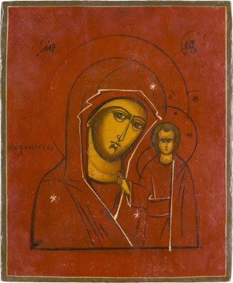 Picture KLEINE IKONE MIT DER GOTTESMUTTER VON KASAN (KASANKSAJA)