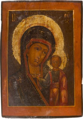 Bild GROSSE IKONE MIT DER GOTTESMUTTER VON KASAN (KASANKSKAJA)
