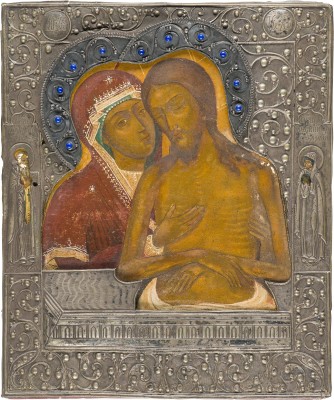 Bild IKONE 'WEINE NICHT UM MICHT, MUTTER' MIT RIZA