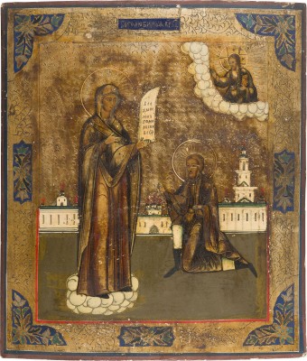 Bild GROSSE IKONE MIT DER GOTTESMUTTER 'BOGOLUBKSKAJA'